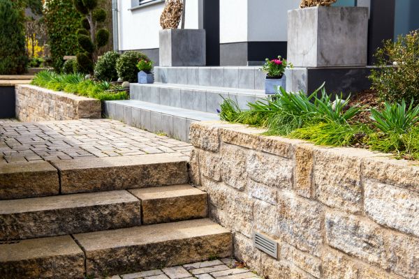 Stone Step Replacement in Chesterfield