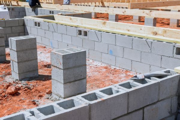 Cement Block Installation in Chesterfield